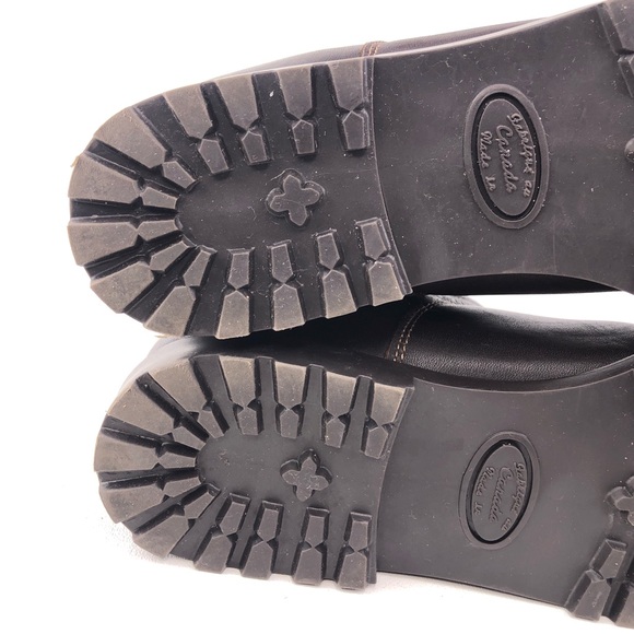 La Canadienne Brown Leather Winter Boots 8.5M - Picture 11 of 13